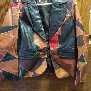Vintage Retro Leather Jacket